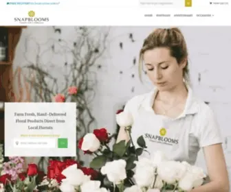 Snapblooms.com(Online Flower Delivery by Local Florists) Screenshot
