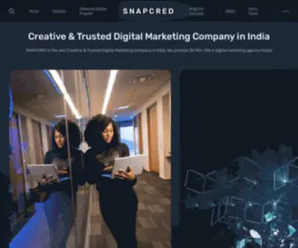 Snapcred.in(Creative & Trusted Digital Marketing Company in India) Screenshot