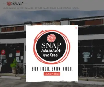 Snapcustompizza.com(Snap Custom Pizza) Screenshot