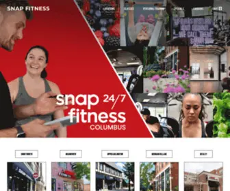 Snapfitnesscolumbus.com(SNAP FITNESS) Screenshot