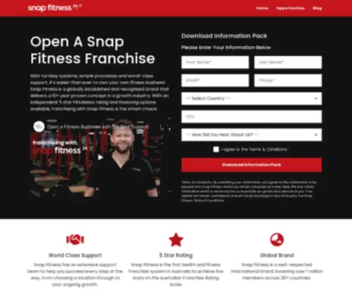 Snapfitnessfranchise.com.au(Snap Fitness Franchise) Screenshot