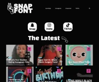 Snapfont.com(Snap Font) Screenshot