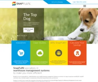 Snapfulfil.com(SnapFulfil is a Tier 1 Software as a Service (SaaS) cloud warehouse management system (WMS)) Screenshot