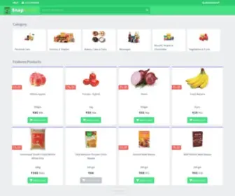 Snapgreen.in(Order Grocery Online) Screenshot