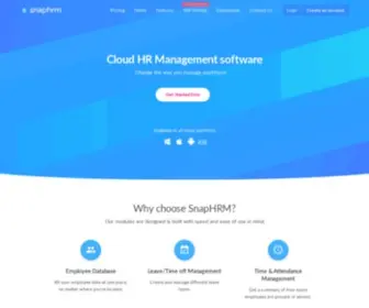 Snaphrm.com(Cloud HR Management Solution for Small and Medium Businesses) Screenshot