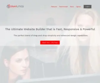 Snaplitics.com(Best website builder) Screenshot