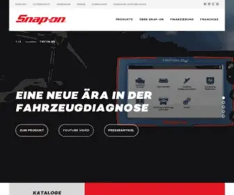 Snapon.de(Snap-on Tools Deutschland) Screenshot