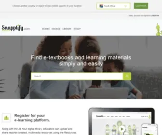 Snapplify.com(Snapplify Home) Screenshot