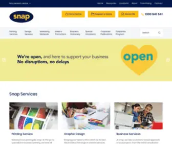 Snapprinting.com(Snap Business Printing) Screenshot