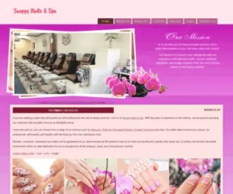 Snappynailspabroomfield.com(Nail salon Broomfield) Screenshot