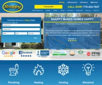 Snappyservices.com(Snappy Electric) Screenshot