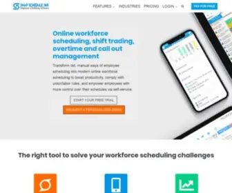 Snapschedule365.com(Online workforce scheduling) Screenshot