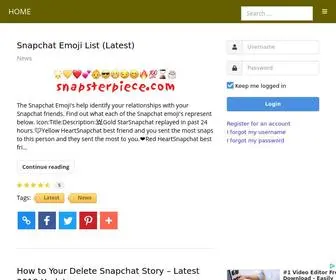 Snapsterpiece.com(Snapchat Tips) Screenshot