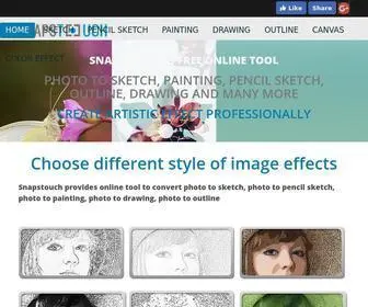 Snapstouch.com(Online tool to create sketch) Screenshot