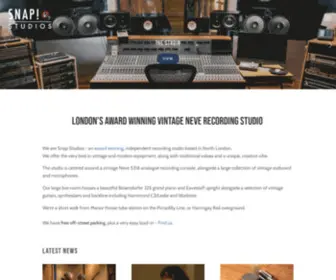 Snapstudios.co.uk(Snap Recording Studio Snap Studios) Screenshot