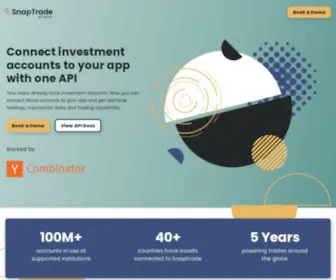 Snaptrade.com(One API) Screenshot