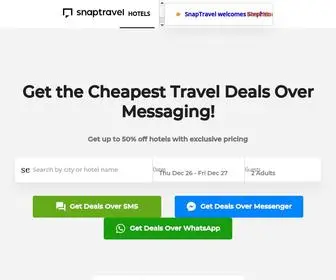 Snaptravel.com(Hotel Deals Over Messaging) Screenshot