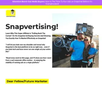 SnapVertising.io(SnapVertising) Screenshot
