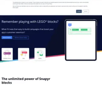 Snapyr.com(Powerful, intuitive & free, customer engagement & marketing automation platform for mobile games, apps and ecommerce) Screenshot