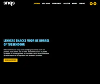 Snaqs.nl(Lekkere snacks voor de borrel of tussendoor) Screenshot