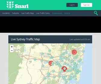 Snarl.com.au(Sydney Traffic Updates) Screenshot