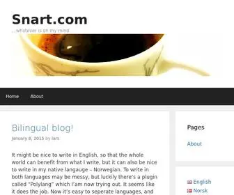 Snart.com(How I solved the cube with just 4 algorithms) Screenshot