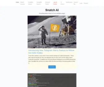 Snatchprofits.com(Viewing blog posts in Snatch AI) Screenshot