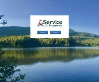 SNB.ca(Service New Brunswick) Screenshot