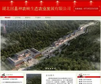 SNBFW.com(湖北房县神农峡生态农业发展有限公司) Screenshot