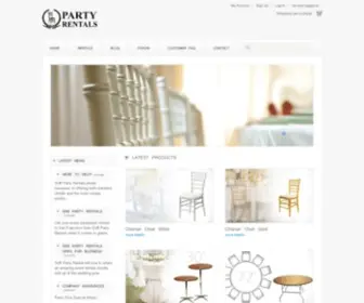 SNbpartyrentals.com(SnB Party Rentals in San Francisco California best choice for event equipment and party rentals) Screenshot