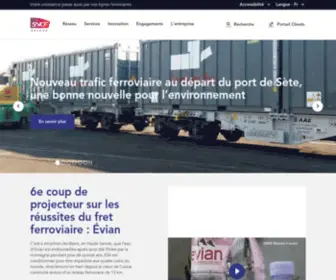 SNCF-Reseau.fr(SNCF RÉSEAU) Screenshot