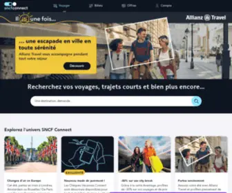 SNCfconnect.com(SNCF Connect : Réservez vos billets SNCF) Screenshot