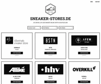 Sneaker-Stores.de(Mehr als 60 Sneaker Online Shops aus Deutschland in der großen Liste von) Screenshot