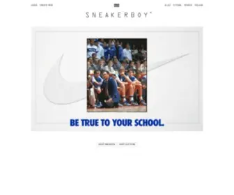 Sneakerboy.com(Luxury Sneakers and Streetwear) Screenshot