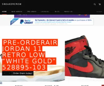 Sneakercrew.com(Nike Air Force 1) Screenshot