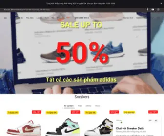 Sneakerdaily.vn(Sneaker, Quần Áo, Phụ Kiện Thời Trang chính hãng) Screenshot