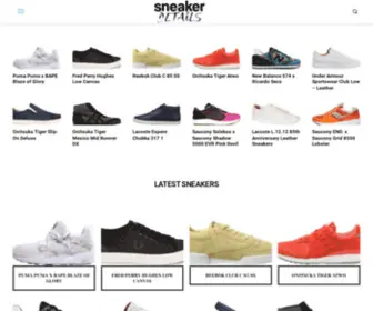 Sneakerdetails.com(Sneaker Release Dates & Shoe Reviews) Screenshot