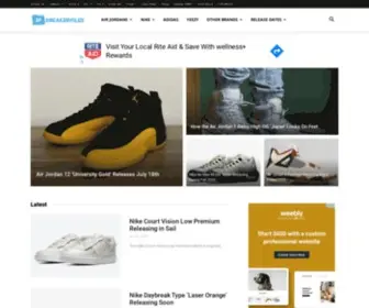Sneakerfiles.com(Sneaker Files) Screenshot