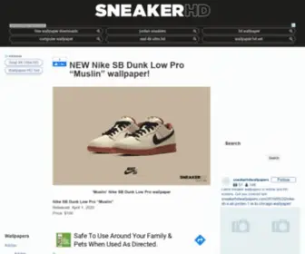 Sneakerhdwallpapers.com(Your favorite sneakers in 4K) Screenshot