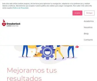 Sneakerlost.es(Agencia Inbound Marketing) Screenshot