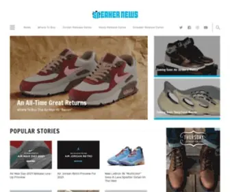 Sneakernews.com(Sneaker News) Screenshot