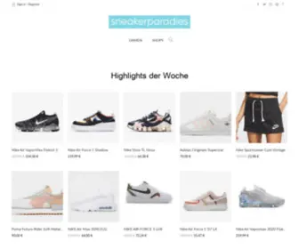 Sneakerparadies.de(Beauty und mehr) Screenshot