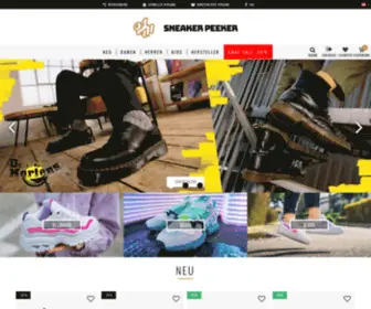 Sneakerpeeker.at(Der Sneakers Store) Screenshot