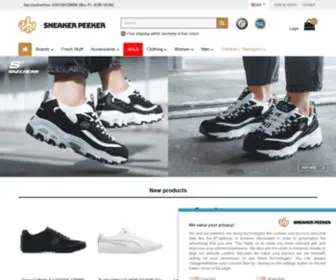 Sneakerpeeker.eu(Sneaker Peeker) Screenshot