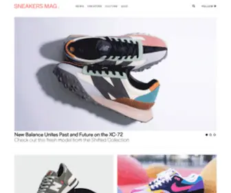 Sneakers-Magazine.com(Sneaker News & Release Calendar for 2024 in UK) Screenshot