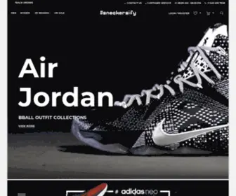 Sneakersify.com(Exclusive sneakers store for the true lovers of sneakers) Screenshot