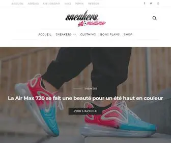 Sneakersmadame.com(Sneakers Madame) Screenshot