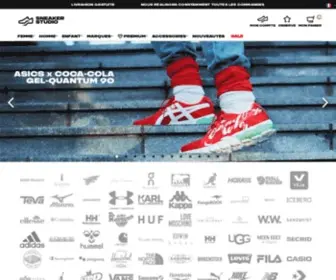 Sneakerstudio.fr(Les Chaussures des producteurs connus dans le SneakerStudio) Screenshot