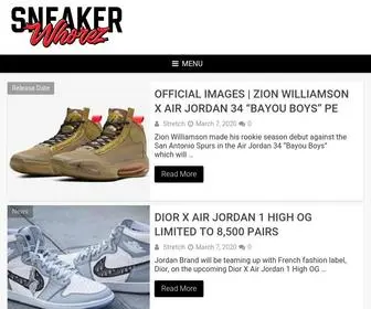 Sneakerwhorez.com(Sneaker News and Sneaker Release Dates) Screenshot