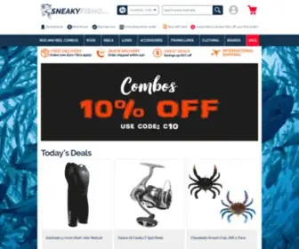 Sneakyfisho.com(Discounted Daiwa Reels and Cheap Fishing Reels Same Day Delivery) Screenshot